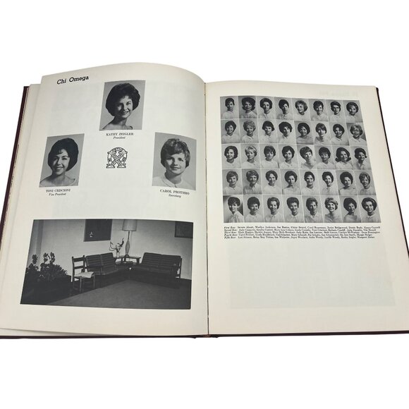 Roanoke College 1963 Rawenoch Yearbook Hardcover Vintage Ads Virginia - Picture 4 of 8